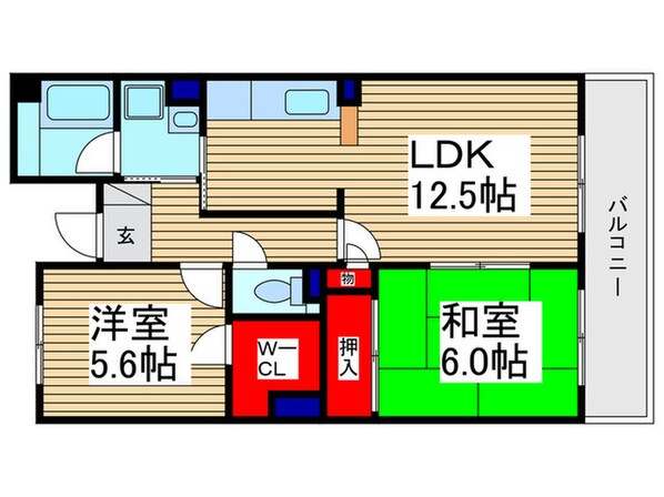 パインシルクふじみ野の物件間取画像